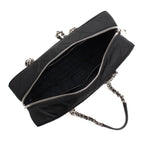 Prada Black Tessuto Nylon Quilted Shoulder Handbag 1BB903