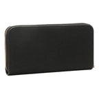 Prada Black Tessuto Nylon Zip Around Wallet 1ML506