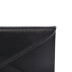 Prada Black Vitello Move Leather Long Envelope Wallet 1MF175