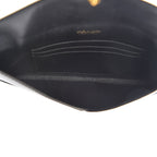 Prada Black Vitello Move Leather Long Envelope Wallet 1MF175
