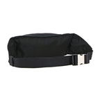 Prada Marsupio Black Nylon Saffiano Trim Triangle Logo Belt Bag 2VL132