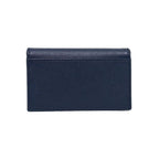 Prada Mens Saffiano Flap Card Holder Wallet Baltico Blue 2MC122