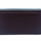 Prada Mens Saffiano Flap Card Holder Wallet Black 2MC122