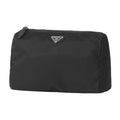 Prada Necessaire Black Tessuto Nylon Large Toiletry Case 1NA012