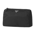 Prada Necessaire Black Tessuto Nylon Large Toiletry Case 1NA012