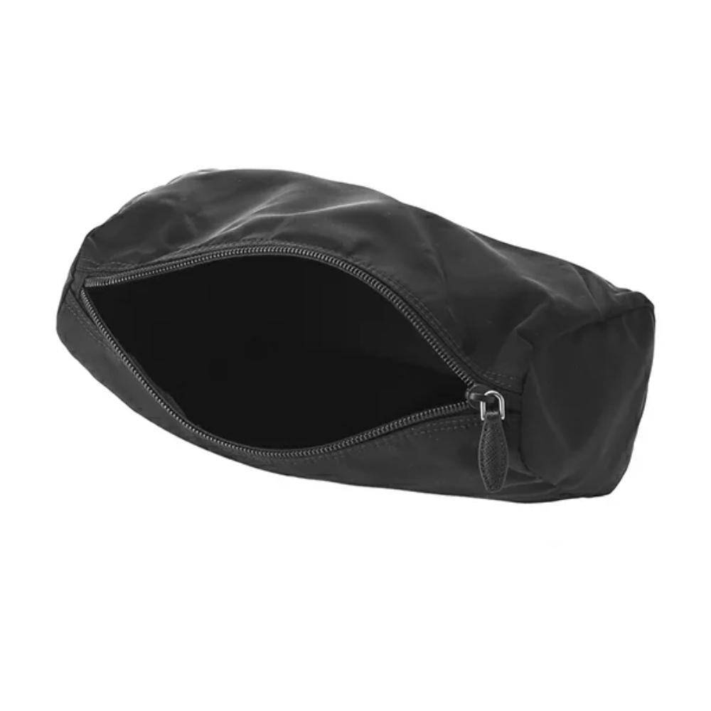 Prada Necessaire Black Tessuto Nylon Small Toiletry Case 1NA011