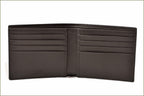 Prada Nero Black Saffiano Cuir Leather Billfold Bifold Wallet 2MO513