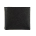 Prada Nero Black Saffiano Cuir Leather Billfold Bifold Wallet 2MO513