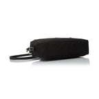 Prada Black Tessuto Nylon Quilted Triangle Logo Cross Body Bag 1BH910