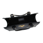 Prada Saffiano Lux Black Medium Satchel Handbag 1BA227