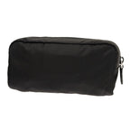 Prada Tessuto Nylon Black Cosmetic Case Necessaire Bag 1NA350