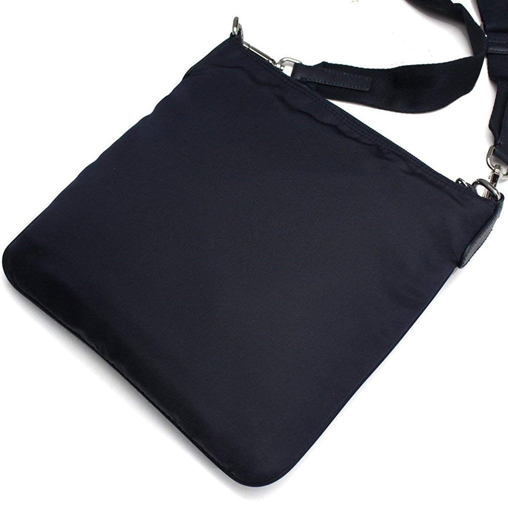 Prada Tessuto Nylon Sport Black Messenger Crossbody Bag 1BH716