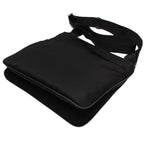 Prada Tessuto Saffiano Black Messenger Bag Cross Body 2VH563