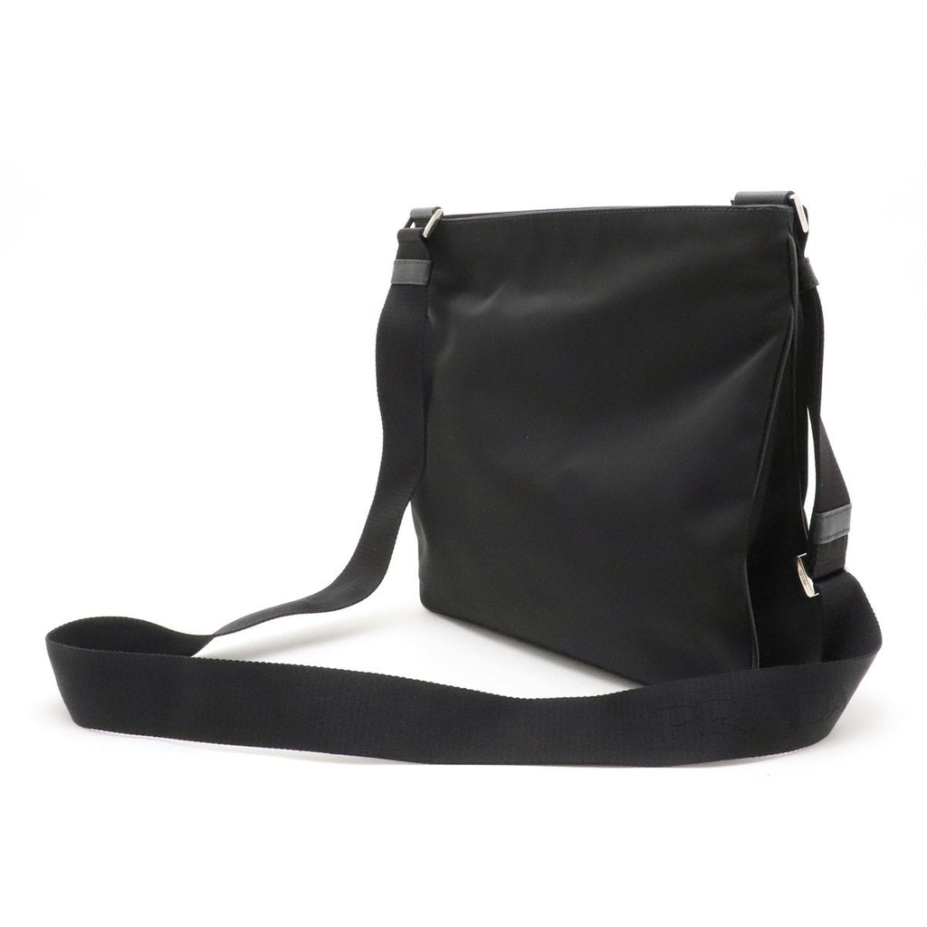 Prada Tessuto Saffiano Black Messenger Bag Cross Body 2VH563