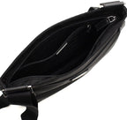 Prada Tessuto Saffiano Black Messenger Bag Cross Body 2VH563