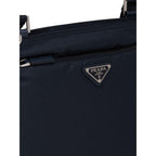 Prada Tessuto Saffiano Black Messenger Bag Cross Body 2VH563