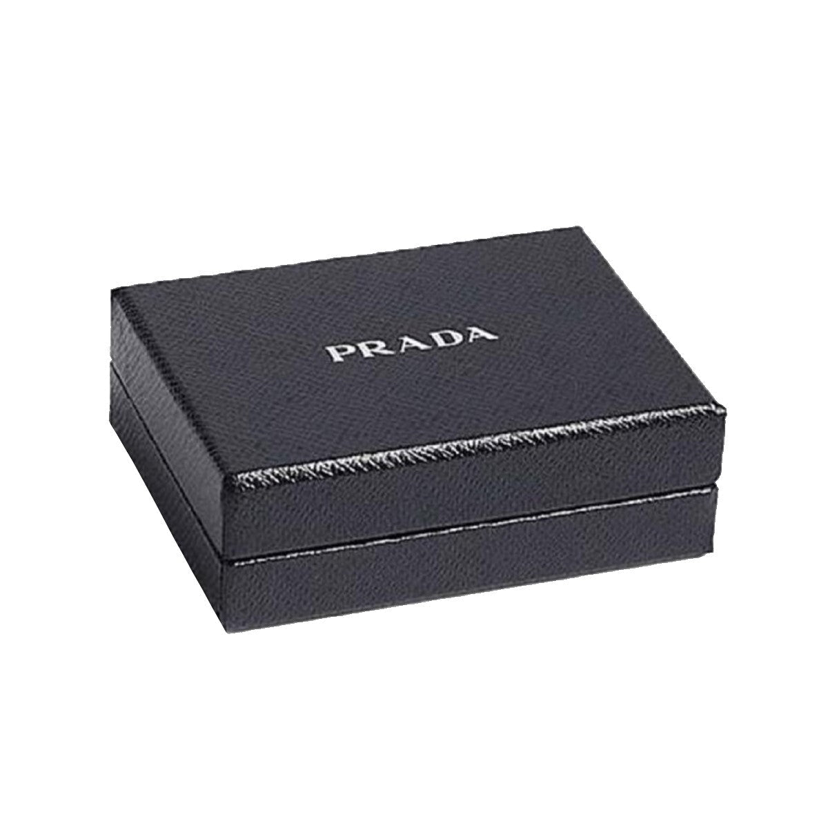 Prada Vitello Move Black Leather Card Holder Wallet 1MC208