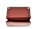 Prada Vitello Move Rubino Red Leather Crossbody Wallet Handbag 1BP016
