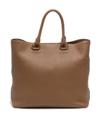 Prada Vitello Phenix Cognac Brown Shopping Tote Bag 1BG865