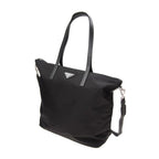 Prada Tessuto Nylon Black Convertible Shopping Tote 1BG189
