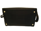 Prada Tessuto Nylon Saffiano Leather Black Shopping Tote Bag 1BA106