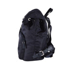 Prada Zainetto Navy Tessuto Nylon Leather Trim Backpack Rucksack 1BZ005