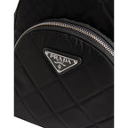 Prada Zaino Black Tessuto Nylon Quilted Backpack 1BZ066
