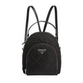 Prada Zaino Black Tessuto Nylon Quilted Backpack 1BZ066