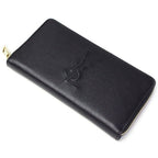 Saint Laurent Black Belle De Jour Leather Zip Around Wallet 568995