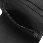 Saint Laurent Nuxx Ripstop Black Trifold Flap Wallet 588189