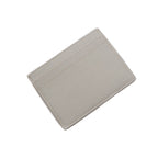 Saint Laurent Grey Grain de Poudre Leather Credit Card Case 375946