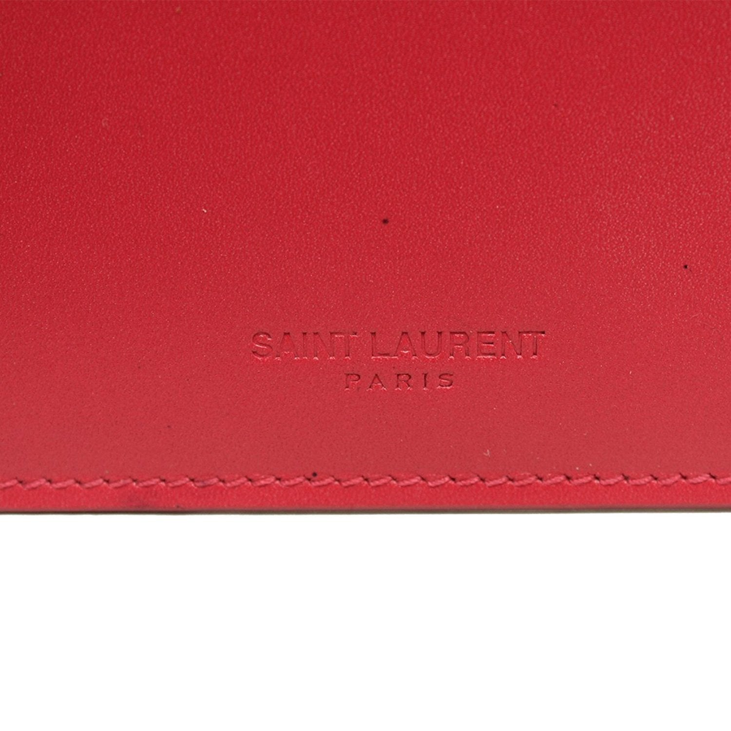 Saint Laurent Lipstick Pink Classic Leather Document Holder 315875