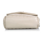 Saint Laurent Loulou Ivory Leather Matelasse Medium Shoulder Bag 458716