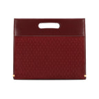 Saint Laurent Monogram King Palm Red Suede Tote Handbag 579609