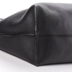 Saint Laurent Patti Black Grained Calfskin Leather Tote 553751