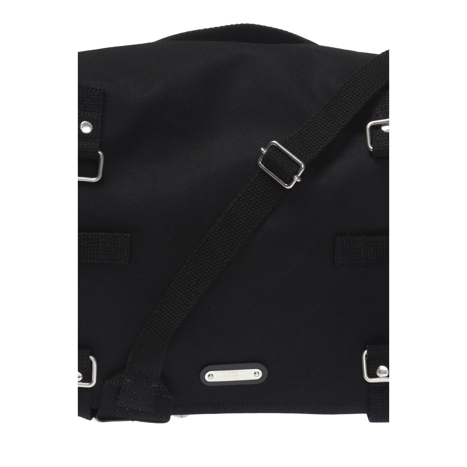 Saint Laurent Sac Army Black Canvas Messenger Bag 553972
