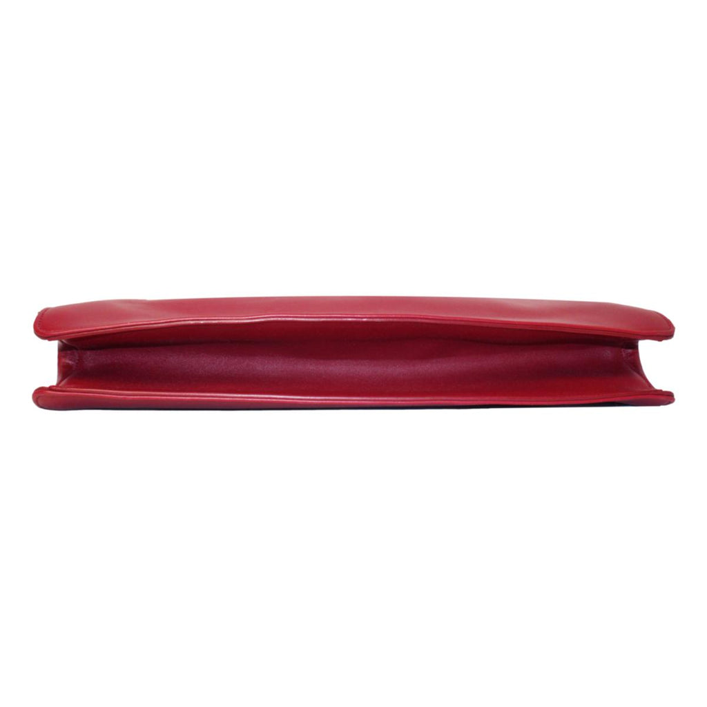 Saint Laurent Siena Ultra Lux Red Leather Chain Shoulder Bag 634799