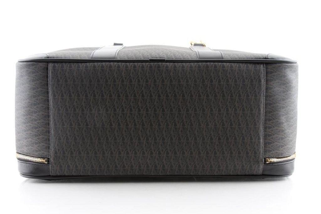 Saint Laurent Toile Classic Monogram 24 Hr Logo Briefcase Luggage 343690