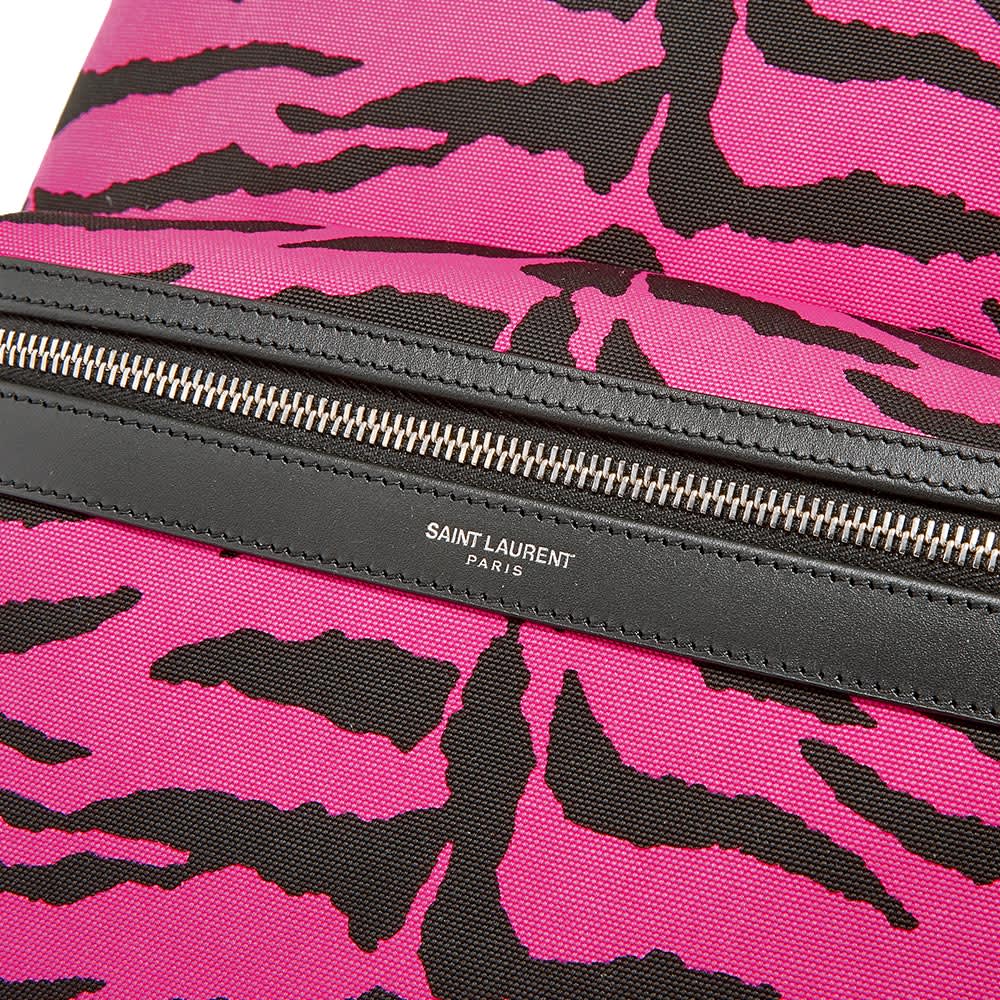 Saint Laurent Unisex Pink Zebra City Backpack 543967