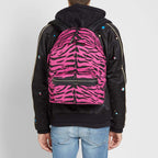 Saint Laurent Unisex Pink Zebra City Backpack 543967