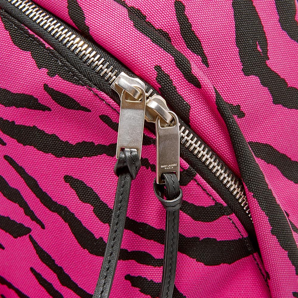 Saint Laurent Unisex Pink Zebra City Backpack 543967
