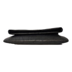 Saint Laurent West Hollywood Black Leather Croc Embossed Clutch 601313