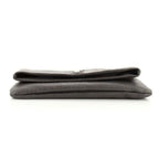 Saint Laurent West Hollywood Grey Leather Croc Embossed Clutch 601313