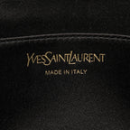 Saint Laurent YSL Belle de Jour Leather Black Large Clutch Bag 568937