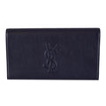 Saint Laurent YSL Belle De Jour Navy Blue Leather Large Clutch Bag 361120
