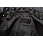 Versace Black Nylon Barocco Signature Print Drawstring Backpack 1002893