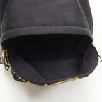 Versace Black Nylon Barocco Signature Print Zip Backpack 1002886